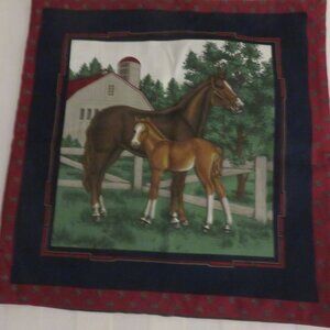 Horse Motif Pillow Covers